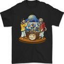 Dog Jazz Band Funny Music Mens T-Shirt 100% Cotton Black