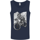 Downhill Mountain Biking DH Bike Cycling Mens Vest Tank Top Navy Blue