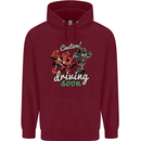 Driving Soon New Driver 16th Birthday Learner Mens 80% Cotton Hoodie Maroon