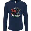 Driving Soon New Driver 16th Birthday Learner Mens Long Sleeve T-Shirt Navy Blue