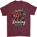 Driving Soon New Driver 16th Birthday Learner Mens T-Shirt 100% Cotton Maroon