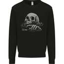 Drowning Skull Im Fine Mens Sweatshirt Jumper Black