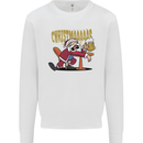 Drunk Santa Funny Christmas Alcohol Beer Xmas Mens Sweatshirt Jumper White