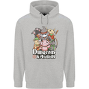 Dungeons & Axolotl Role Play Games RPG Mens 80% Cotton Hoodie Sports Grey