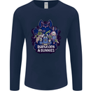 Dungeons & Bunnies Role Play Games RPG Mens Long Sleeve T-Shirt Navy Blue