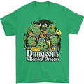 Dungeons & Dragons Role Play Games RPG Mens T-Shirt 100% Cotton Irish Green
