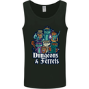 Dungeons & Ferrets Role Play Games RPG Mens Vest Tank Top Black