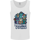 Dungeons & Ferrets Role Play Games RPG Mens Vest Tank Top White