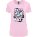 Dungeons & Sharks Role Play Games RPG Womens Wider Cut T-Shirt Light Pink