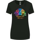 Dungeons n Meeples Role Play Games RPG Womens Wider Cut T-Shirt Black
