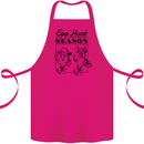 Easter Egg Hunt Season Cotton Apron 100% Organic Pink