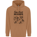 Easter Egg Hunt Season Mens 80% Cotton Hoodie Caramel Latte