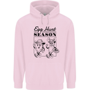 Easter Egg Hunt Season Mens 80% Cotton Hoodie Light Pink