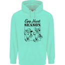 Easter Egg Hunt Season Mens 80% Cotton Hoodie Peppermint