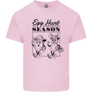 Easter Egg Hunt Season Mens Cotton T-Shirt Tee Top Light Pink