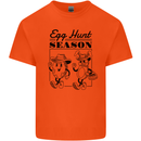Easter Egg Hunt Season Mens Cotton T-Shirt Tee Top Orange