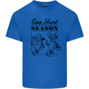 Easter Egg Hunt Season Mens Cotton T-Shirt Tee Top Royal Blue