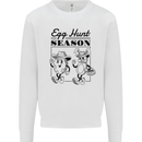 Easter Egg Hunt Season Mens Sweatshirt Jumper White