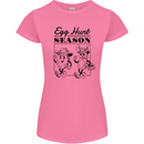 Easter Egg Hunt Season Womens Petite Cut T-Shirt Azalea