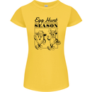 Easter Egg Hunt Season Womens Petite Cut T-Shirt Yellow