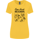 Easter Egg Hunt Season Womens Wider Cut T-Shirt Yellow