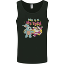 Easter Rabbit vs Santa Claus Funny Bunny Egg Mens Vest Tank Top Black