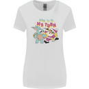 Easter Rabbit vs Santa Claus Funny Bunny Egg Womens Wider Cut T-Shirt White