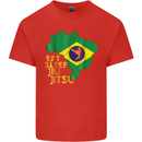 Eat Sleep Brazilian Jiu Jitsu MMA Mens Cotton T-Shirt Tee Top Red