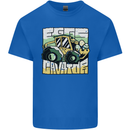 EggsCavator Funny Easter Excavator Mens Cotton T-Shirt Tee Top Royal Blue