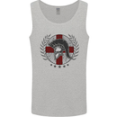 England Bodybuilding Flag Gym Training English Mens Vest Tank Top Sports Grey