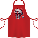 England Christmas Skull Xmas English Flag Biker Cotton Apron 100% Organic Red