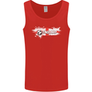 England Flag Football Mens Vest Tank Top Red