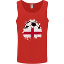 England Football Flag Mens Vest Tank Top Red