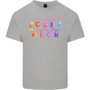 Evoloution Of Music Players Vinyl CD MP3 Kids T-Shirt Childrens Sports Grey