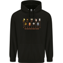 Evolution Of Music Players Vinyl MP3 CD Mens 80% Cotton Hoodie Black