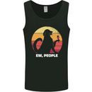 Ew People Funny Wine Drinking Dog Mens Vest Tank Top Black