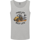 Farm Life is the Best Life Farming Farmer Mens Vest Tank Top Sports Grey