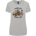 Farm Life is the Best Life Farming Farmer Womens Wider Cut T-Shirt Sports Grey