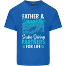 Father & Daughter Scuba Diving Fathers Day Diver Mens Cotton T-Shirt Tee Top Royal Blue