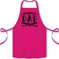 Fathers Day Baseball Dad Funny Cotton Apron 100% Organic Pink