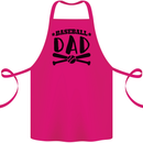 Fathers Day Baseball Dad Funny Cotton Apron 100% Organic Pink