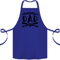 Fathers Day Baseball Dad Funny Cotton Apron 100% Organic Royal Blue