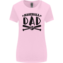 Fathers Day Baseball Dad Funny Womens Wider Cut T-Shirt Light Pink