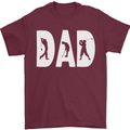 Fathers Day Golf Dad Golfer Golfing Mens T-Shirt 100% Cotton Maroon