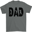 Fathers Day Golf Dad Golfing Golfer Mens T-Shirt 100% Cotton Charcoal