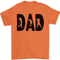 Fathers Day Golf Dad Golfing Golfer Mens T-Shirt 100% Cotton Orange