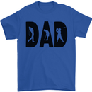 Fathers Day Golf Dad Golfing Golfer Mens T-Shirt 100% Cotton Royal Blue