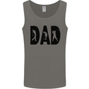 Fathers Day Golf Dad Golfing Golfer Mens Vest Tank Top Charcoal