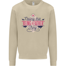 Fathers Day Nailing This Being a Father Dad Mens Sweatshirt Jumper Sand