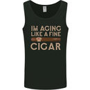 Fine Cigar Funny 40th 50th 60th 70th Birthday Mens Vest Tank Top Black